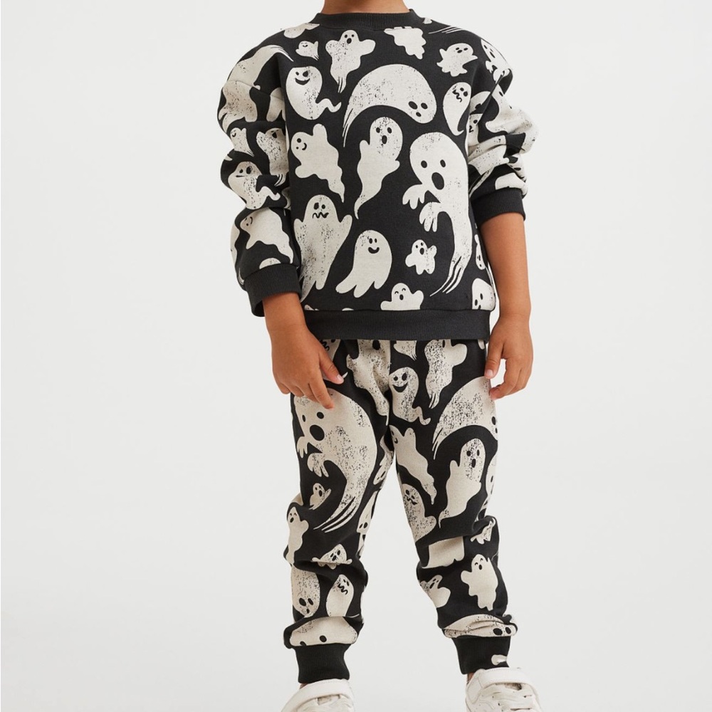 h&m sweatshirt and jogger set 6-7/6-8Y